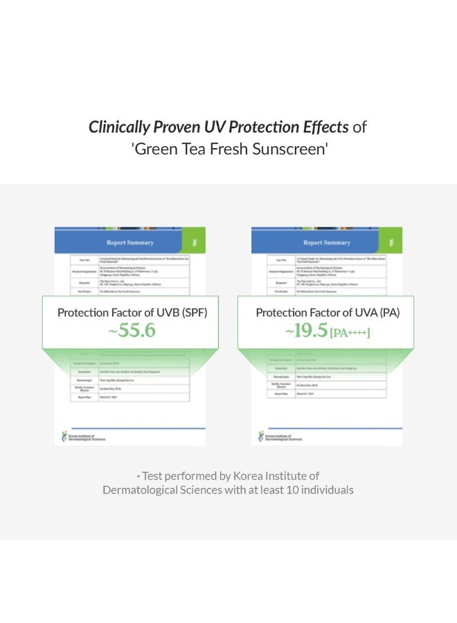 دي آر.ألثيا Dr.Althea Green Tea Fresh Sunscreen | Lightweight, Watery, Fast-Absorbing | UV Protection  |Soothing, Perfect for Sensitive Skin - Image 5